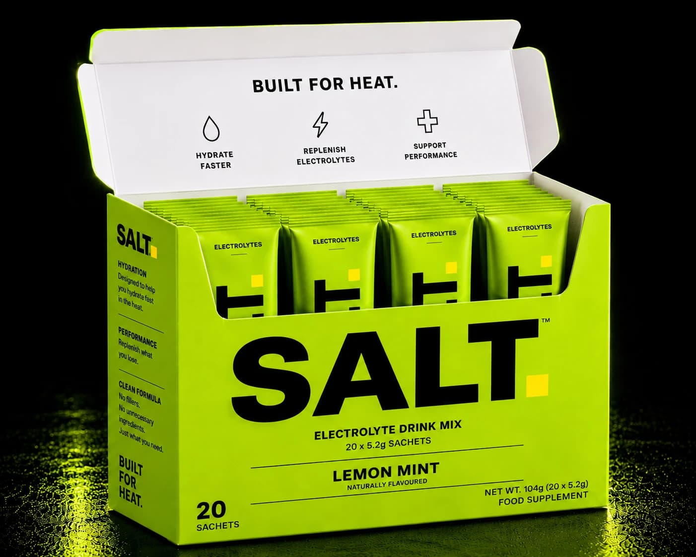 SALT Lemon Mint — 20-sachet box